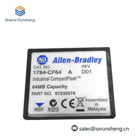 Advanced 1784-CF64 Logic 556x Industrial CompactFlash Card - Optimized Storage Solution for Industry 4.0 Applications