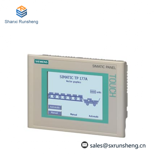 SIEMENS 6AV6642-0AA11-0AX1 Touch Panel TP177A, Industrial Control Solutions