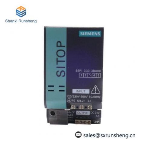 Siemens Power Supply 6EP1 333-3BA00: High-Performance Industrial Control Module