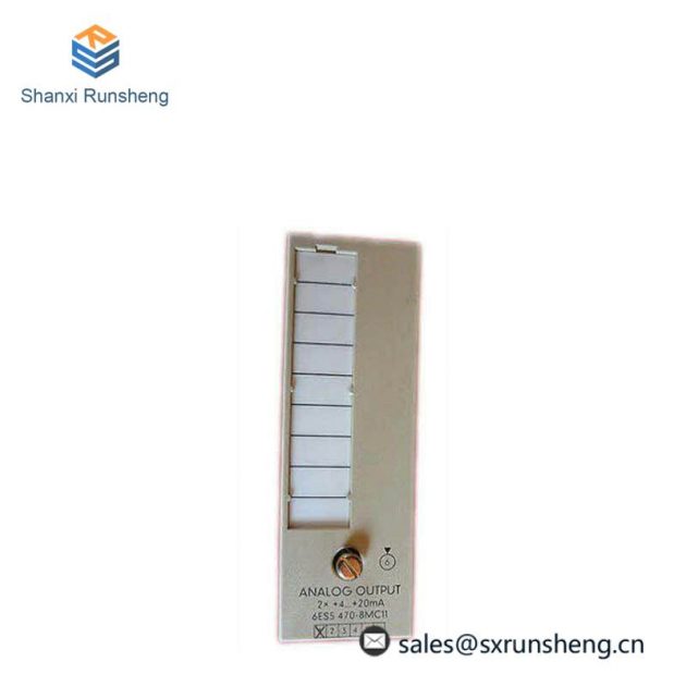 SIEMENS 6ES5470-8MC11 Analog Output Module - High-Precision Control for Industrial Automation