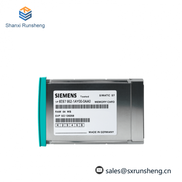 Siemens 6ES7952-1AH00-0AA0 RAM Memory Card for Industrial Control Systems