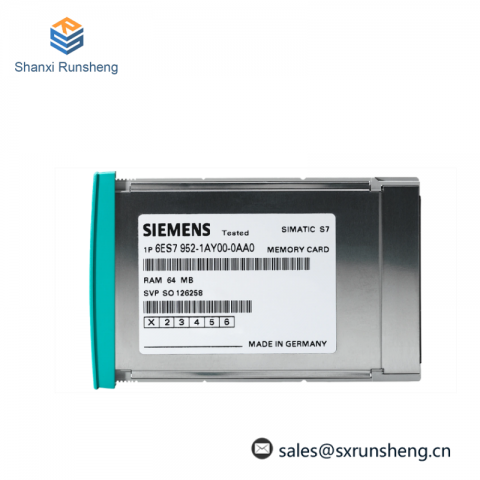 SIEMENS 6ES7952-1AK00-0AA0: High-Performance RAM Memory Card for Industrial Automation