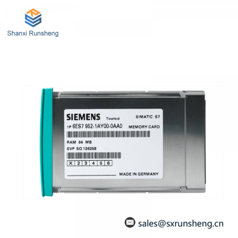 SIEMENS 6ES7952-1AL00-0AA0: High-Performance RAM Memory Card for Industrial Automation