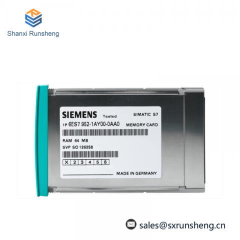 SIEMENS 6ES7952-1KK00-0AA0: Industrial Control Memory Card for S7-400 Automation
