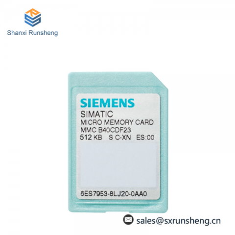 SIEMENS 6ES7953-8LF20-0AA0: Advanced Micro Memory Card for Industrial Control Solutions