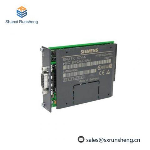 Siemens 6ES7963-2AA00-0AA0: Advanced Industrial Control Module