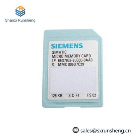 Siemens 6ES7 953-8LG30 Micro Memory Card for Industrial Control Systems