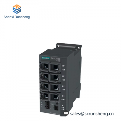SIEMENS SCALANCE X108 Managed Industrial Ethernet Switch - 6GK5108-0BA00-2AA3