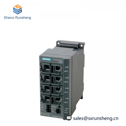 SIEMENS SCALANCE X208 6GK5208-0BA10-2AA3, Industrial Ethernet Switch