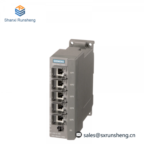 SIEMENS SCALANCE X005, 6GK5005-0BA00-1AA3, Industrial Ethernet Switch
