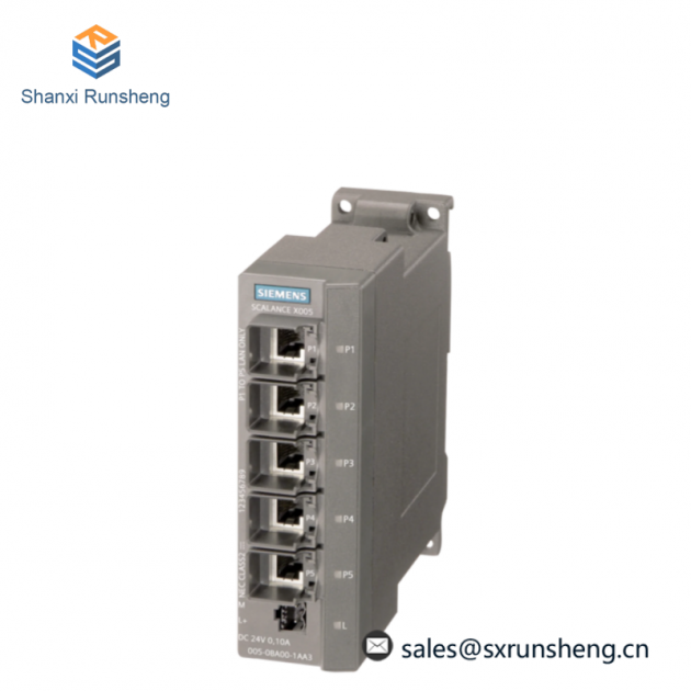 SIEMENS SCALANCE X005, 6GK5005-0BA00-1AA3, Industrial Ethernet Switch