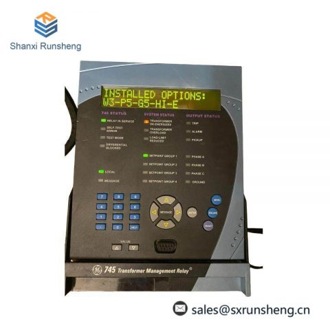 GE 745-W3-P511-G51-HI-R-E Relays: Comprehensive Industrial Control Solutions