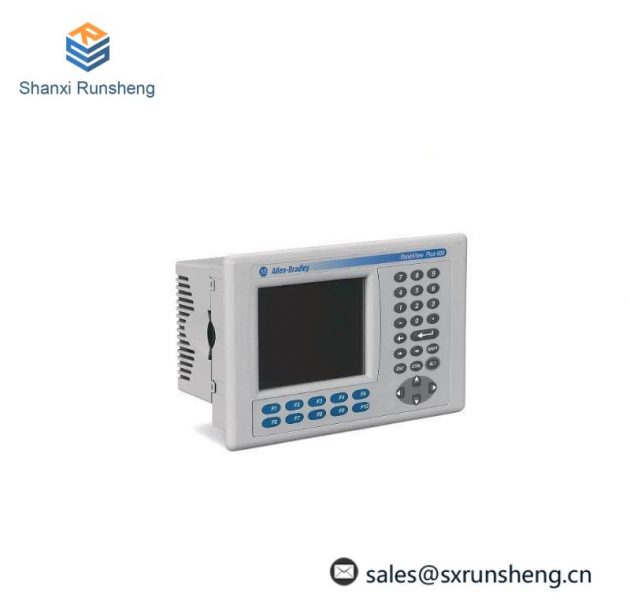 Allen-Bradley 2711P-B6C20D PanelView Plus Compact Terminal, 7-inch Color Display, Ethernet, RS-232, Modular Communication Interface, DC Power Supply