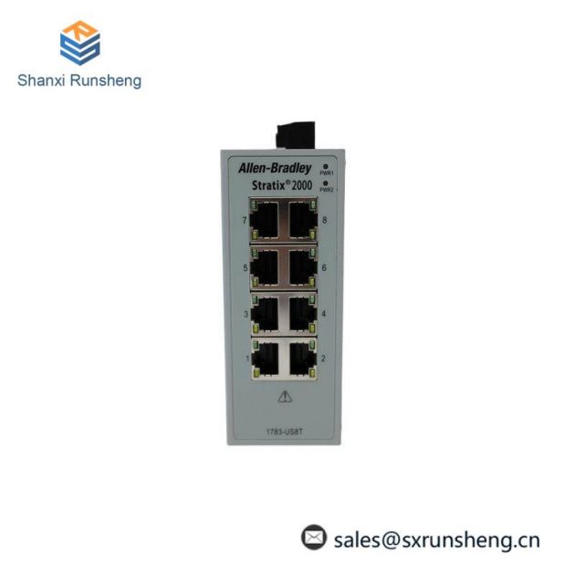 Allen-Bradley 1783-US8T Unmanaged EtherNet Switch, 8 Port