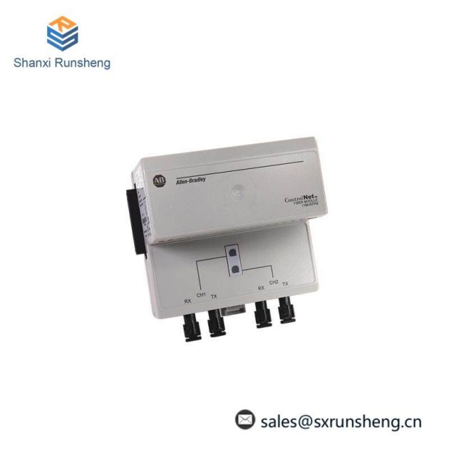 Allen-Bradley 1786-RPFM Dual Fiber Optic Channel, ControlNet, Industrial Automation