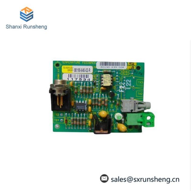 ABB AB 80190-640-02-R Temperature Feedback Board, Advanced Thermal Monitoring Solution