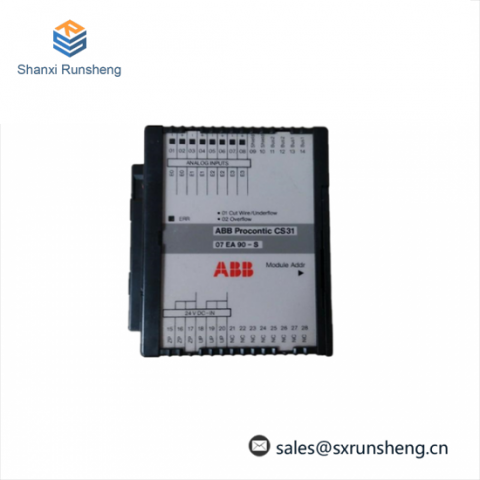 ABB 07EA90-S Analog Input Module - Precise Data Capture for Industrial Control
