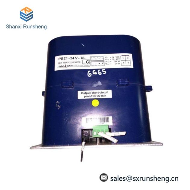 ABB 3BHE032593R0001 ISOLATED POWER SUPPLY