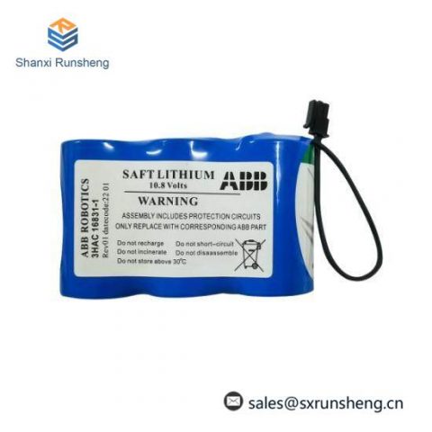 ABB 3HAC16831-1 10.8V, 3HAC13150-1 Battery Pack, High-Efficiency Power Source for Industrial Control Systems