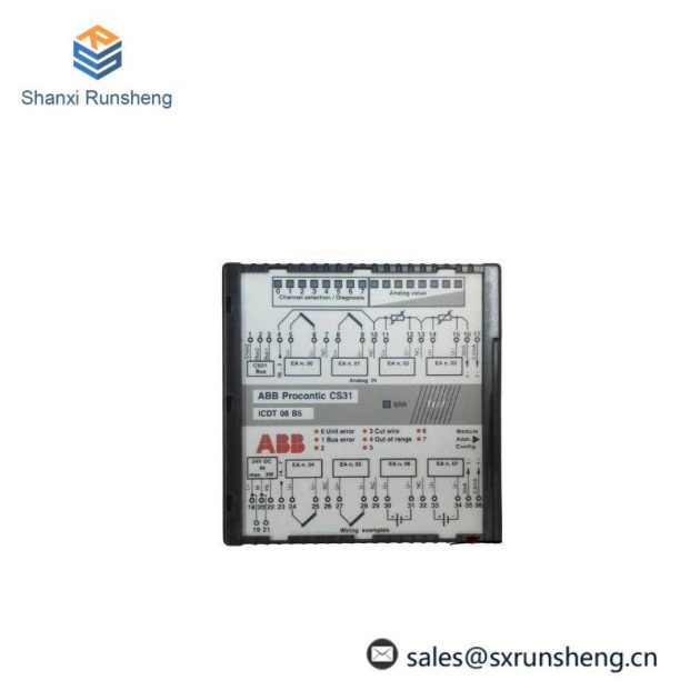 ABB CS31 ICDT08B5 GJR5251600R0101 Analog Input Module