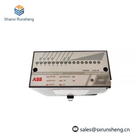 ABB ICSA04B5 ANALOG I/O REMOTE UNIT - Advanced Control Solutions
