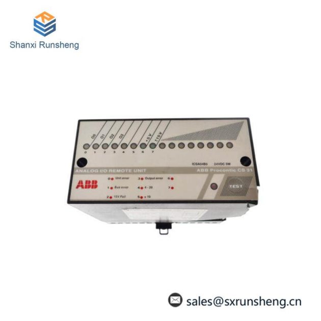 ABB ICSA04B5 ANALOG I/O REMOTE UNIT - Advanced Control Solutions