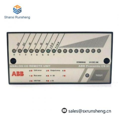 ABB ICSM06A6 Analog I/O Remote Unit - Industrial Automation Innovation