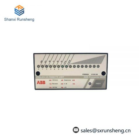 ABB ICSM06A6 FPR3350601R1062 Analog I/O Remote Unit: Precision Control in Industrial Automation