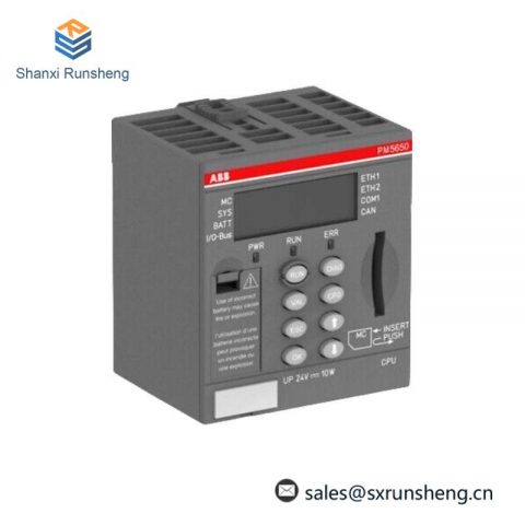 ABB PM5650-2ETH Central Processing Unit Module: Advanced Control, Efficient Operations
