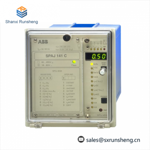 ABB SPAJ 141C RS611007-AA: Advanced Earth Fault Relay for Reliable Power Distribution Systems