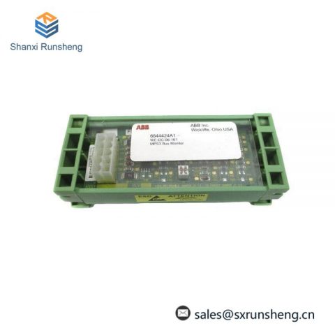 ABB WE-DC-06-161 6644424A1: High-Precision Voltage Bus Monitor Assembly