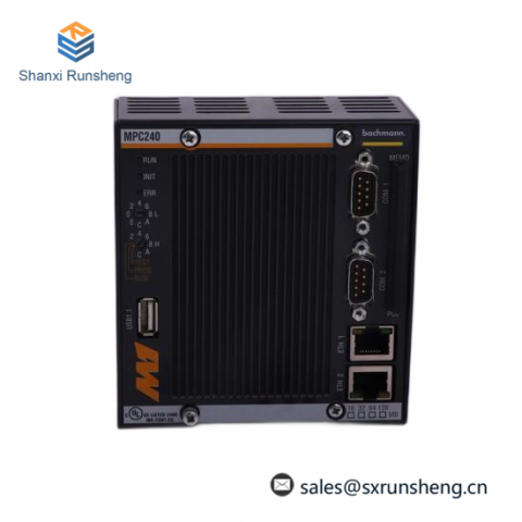 Bachmann PLC BS209 Control Module, Industrial Automation, Advanced Performance