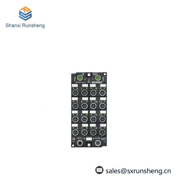 Beckhoff EP1819-0021 EtherCAT Box: 16-Channel Digital Input Module, Precision Control for Industry