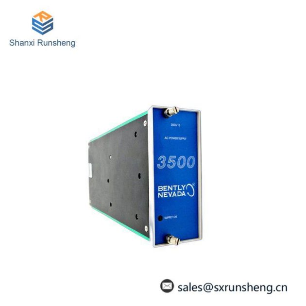Bently Nevada 3500/15 AC Power Supply Module, 127610-01, Precision Manufacturing for Industrial Control