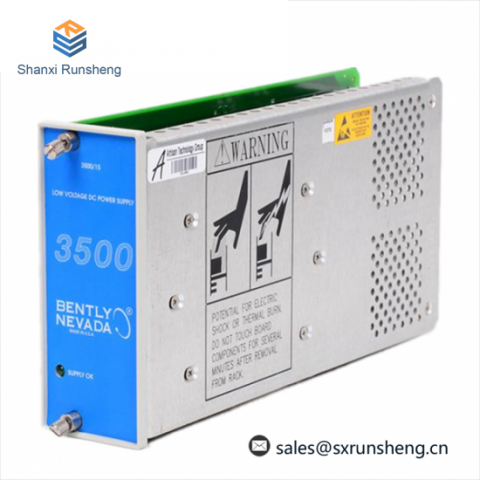 Bently Nevada 3500/15 DC Power Supply Module;
