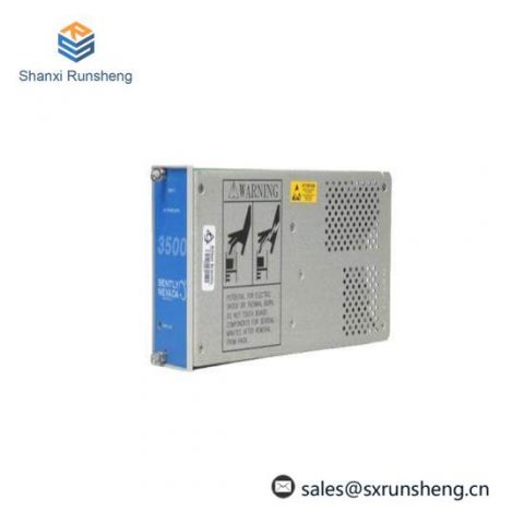 Bently Nevada 3500/15 Power Supply Module, Precision Control for Industrial Automation