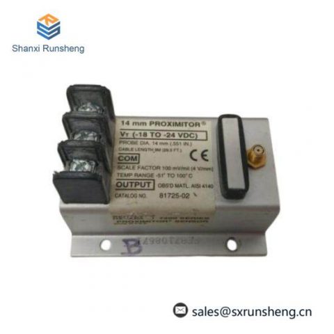 Bently Nevada 81725-02 Proximity Transducer for Industrial Automation
