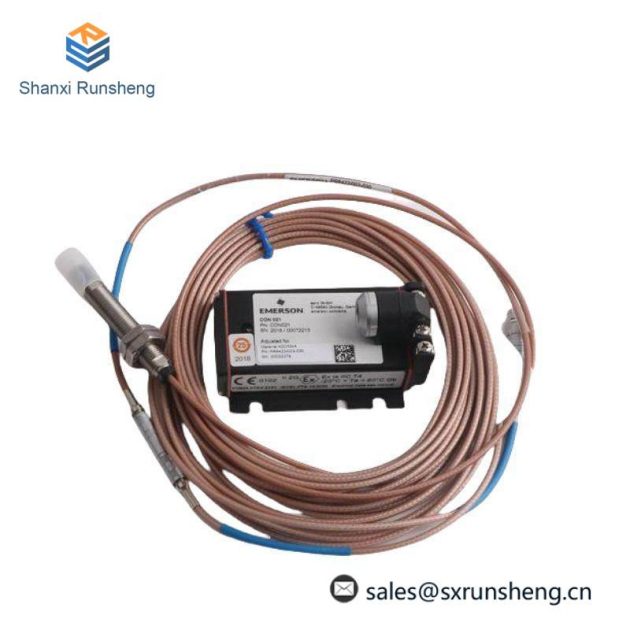 Emerson PR6423/002-131 CON021 Eddy Current Displacement Sensor - Precision Measurement for Industrial Control