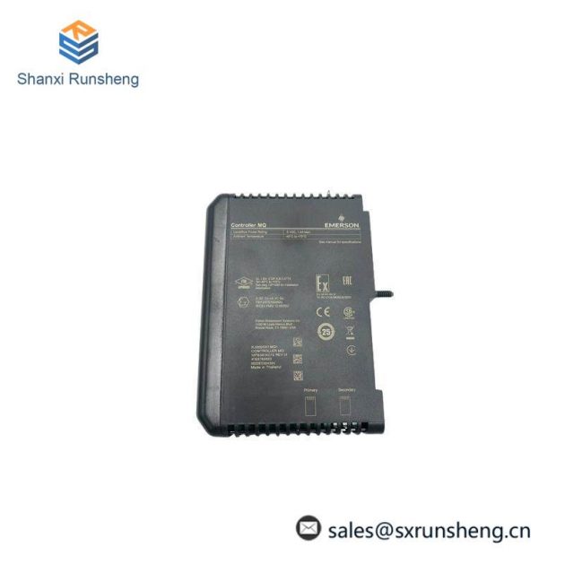 Emerson VE3008 KJ2005X1-MQ1 12P6381X052 MQ Controller, Industrial Automation Solution