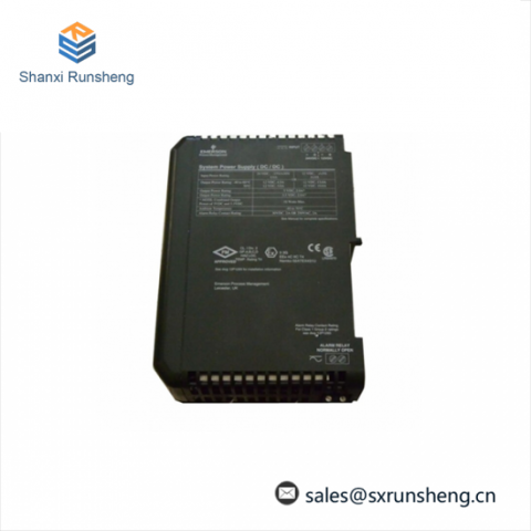 EMERSON VE4015: Precision Pulse Counting Card for Industrial Control Systems