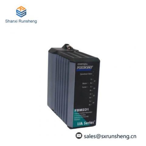 FOXBORO FBM231 P0926GV DCS CARD MODULE, Advanced Control Solutions