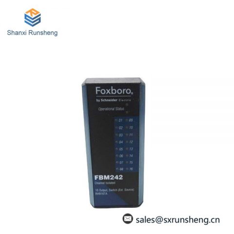 FOXBORO FBM242 RH916TA: Channel Isolated 16-Output Switch for Advanced Industrial Control