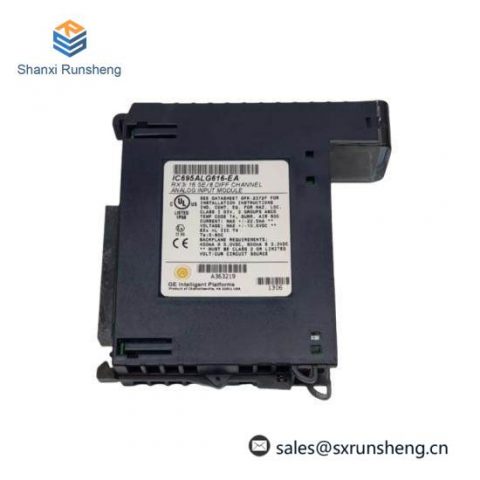 GE FANUC IC695ALG616 Analog Input I/O - Precision, Reliability, and Versatility in Control Systems