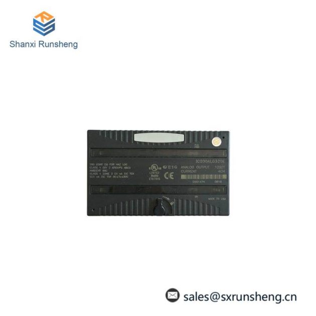 GE IC200ALG320: High-Performance Output Module for Industrial Automation