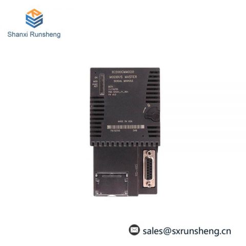 GE IC200CMM020 MODBUS MASTER MODULE: High-Performance Control in Industrial Automation