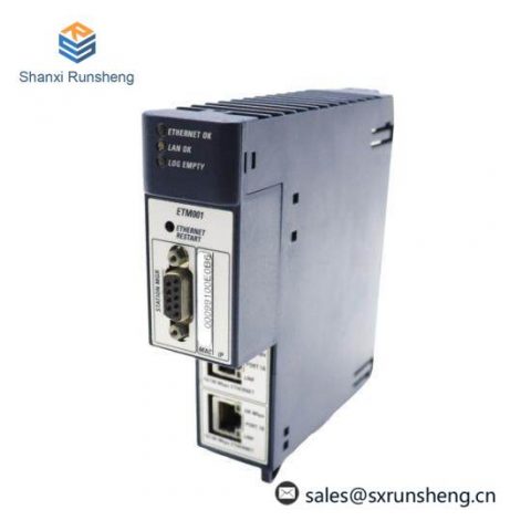 GE IC695ETM001-CD Ethernet Interface Module, High-Speed Networking for Industrial Automation