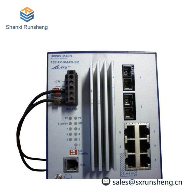 Hirschmann RS2-FX-SM/FX-SM Ethernet Rail Switch - Reliable Network Solution for Industrial Control Systems