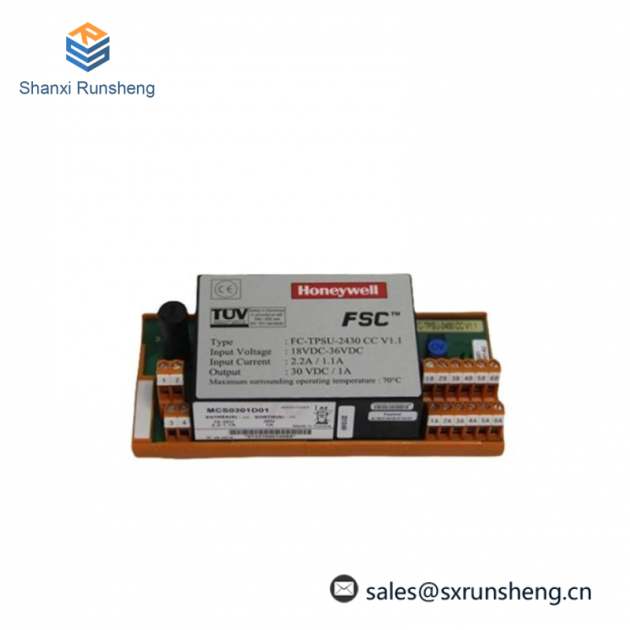Honeywell FC-BSN-1608 Safe Namur Sensor Converter DCS Module