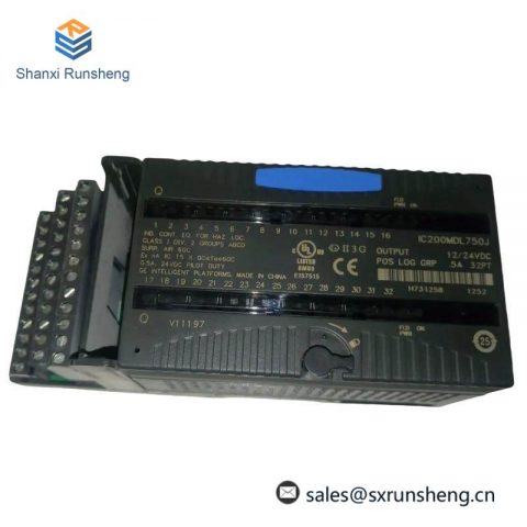 GE IC200MDL750J: VersaMax Output Module, Precision Control for Industry 4.0 Applications