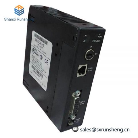 GE IC693CPU363: Advanced Single Slot CPU Module for Industrial Control Systems